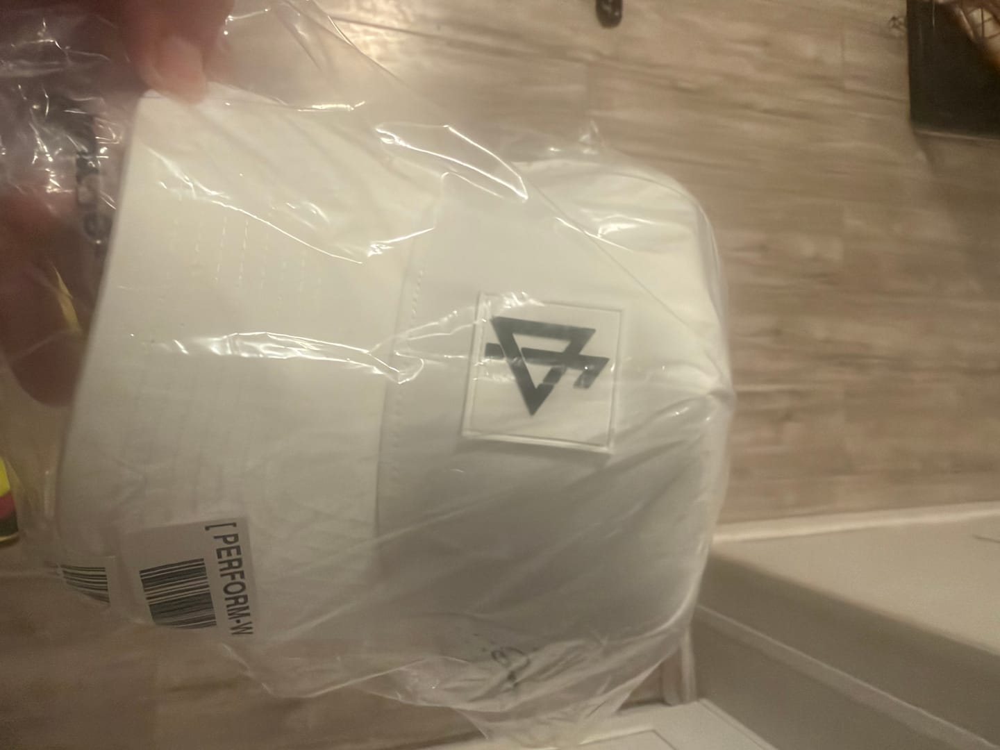 Customer photo review of Core Performance Hat- White