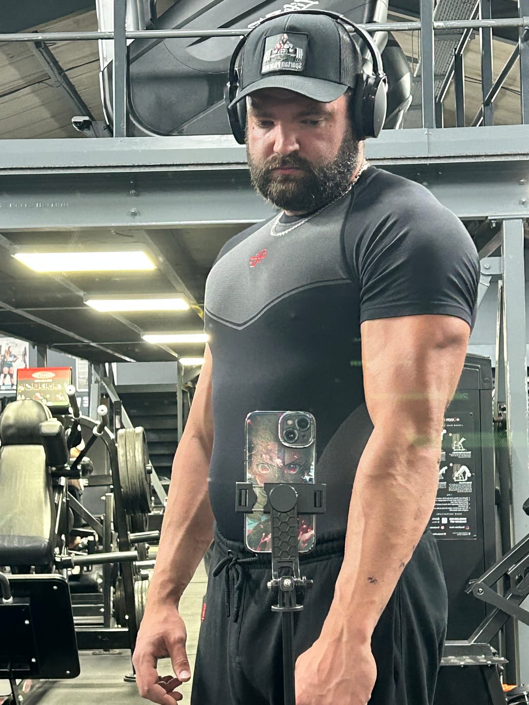 Customer photo review of Jerusalem Cross Compression Tee