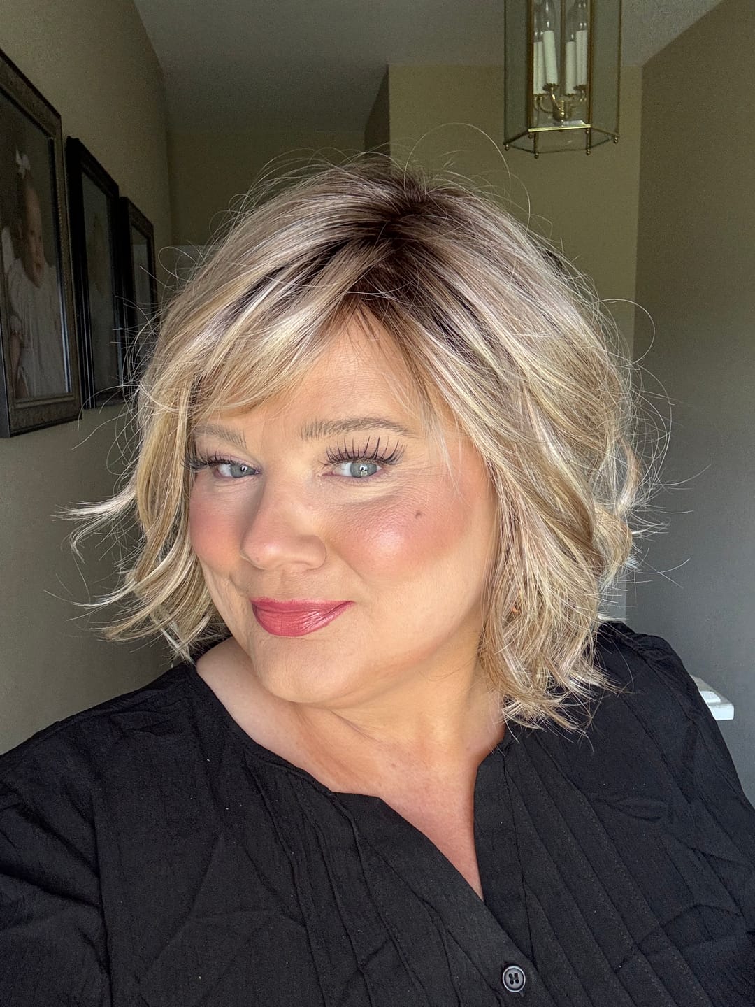 Customer photo review of TROUBLE MAKER - Sunlit Beige Blonde