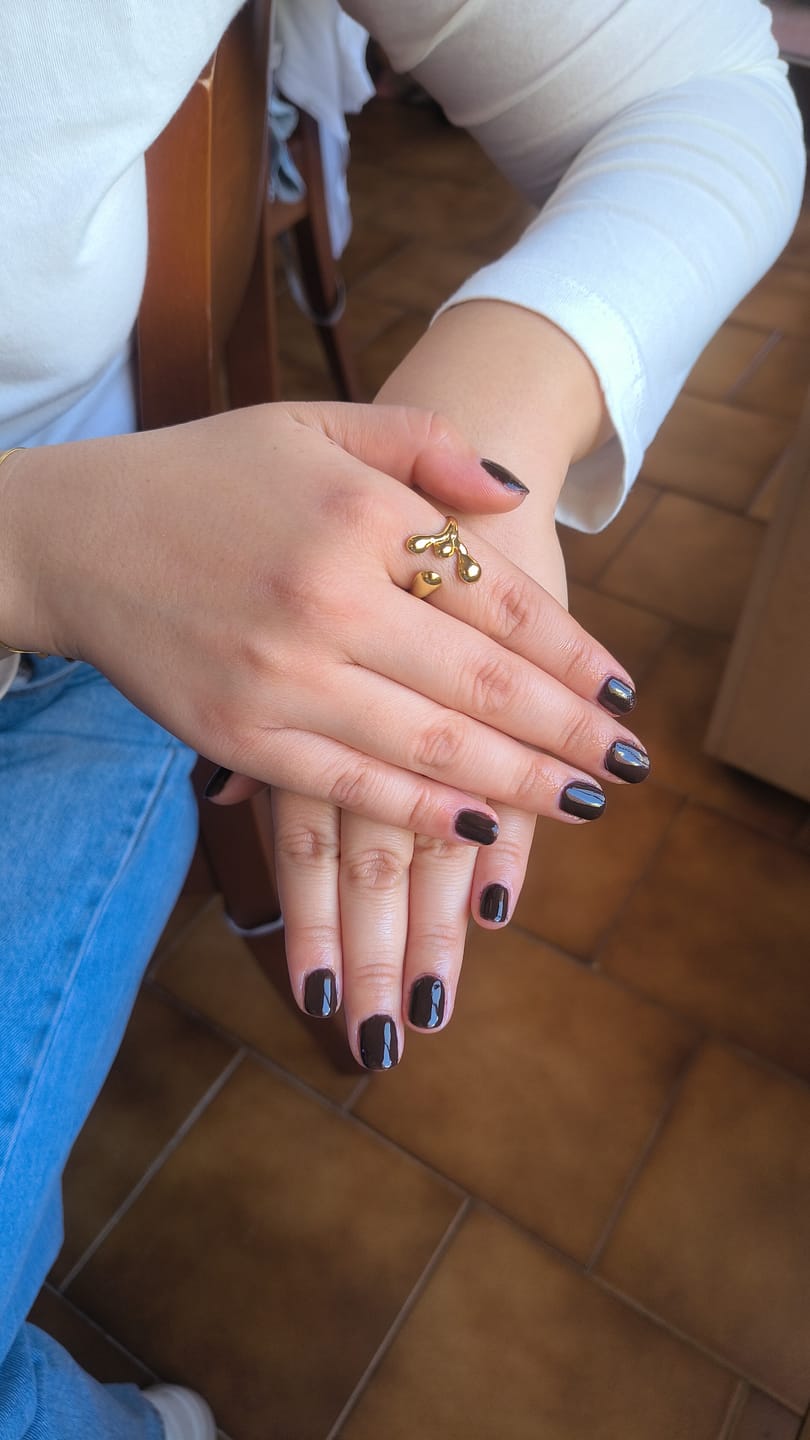 Customer photo review of Smalto Semipermanente LCI -  Cioccolato