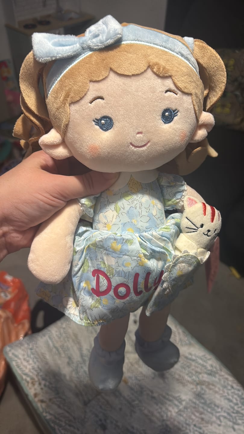 Customer photo review of Personalized Lily Girl & Her Pet