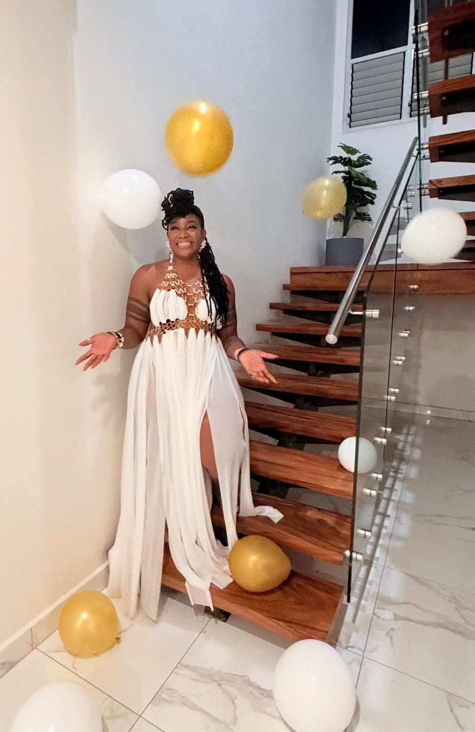 Customer photo review of Olympia Luxe Maxi - FEW LEFT