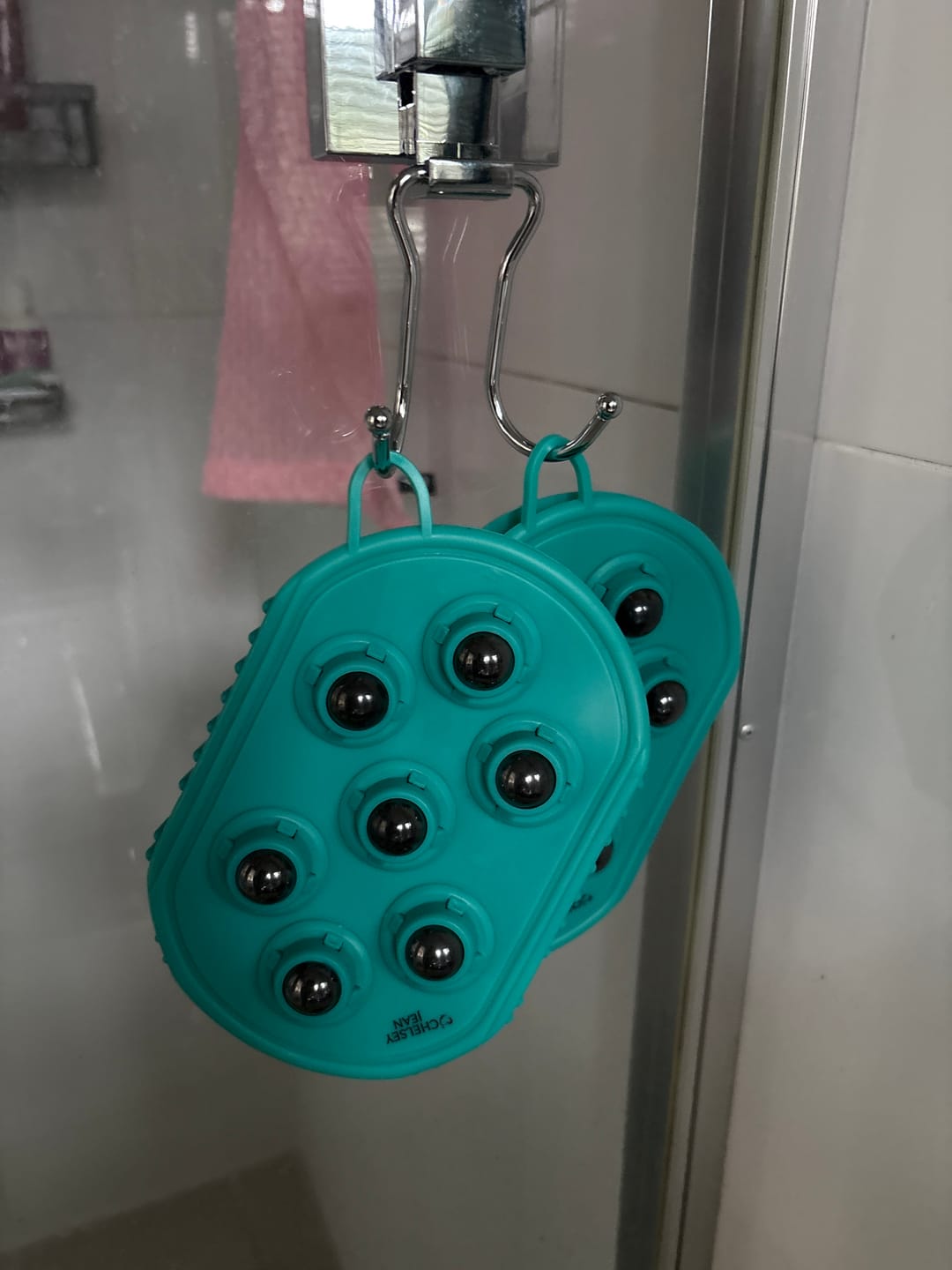 Customer photo review of Dual-Action Lymphatic Gloves