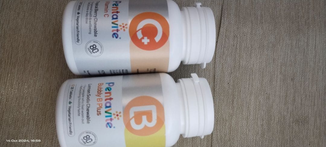 Customer photo review of Bubbly B Plus  Lemon Chewable Tablet