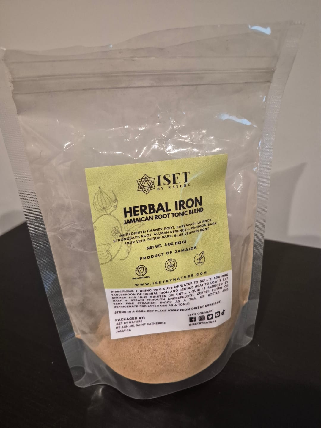 Customer photo review of Herbal Iron Roots™ Formula