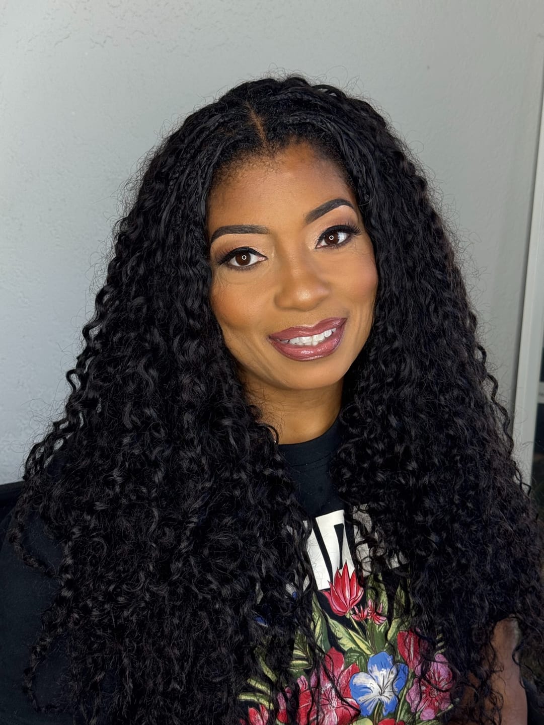 Customer photo review of Human Crochet Hair Water Wave For Miracle Knots