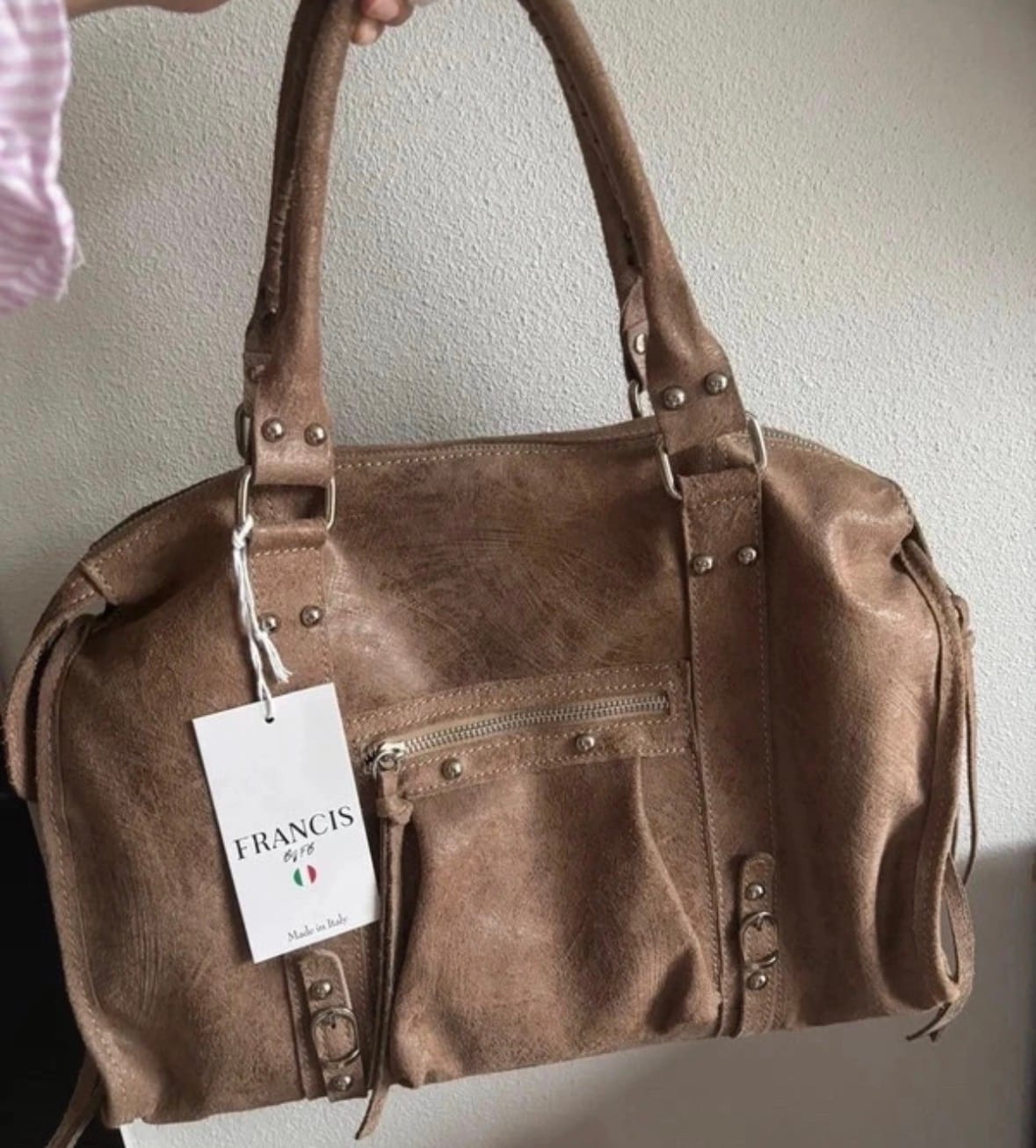 Customer photo review of It girl bag Teddy silver