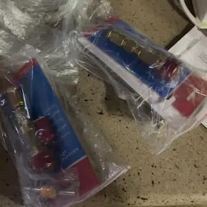 Customer photo review of Manutenzione Rapida Valvola R134A Kit Strumenti per Auto