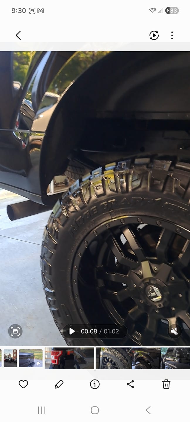 Customer photo review of Next Generation Tire Dressing for a Flawless Shine