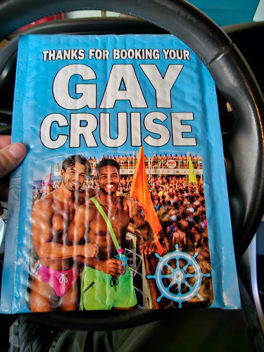 Customer photo review of Gay Cruise Prank Package (USE VICTIMS ADDRESS)