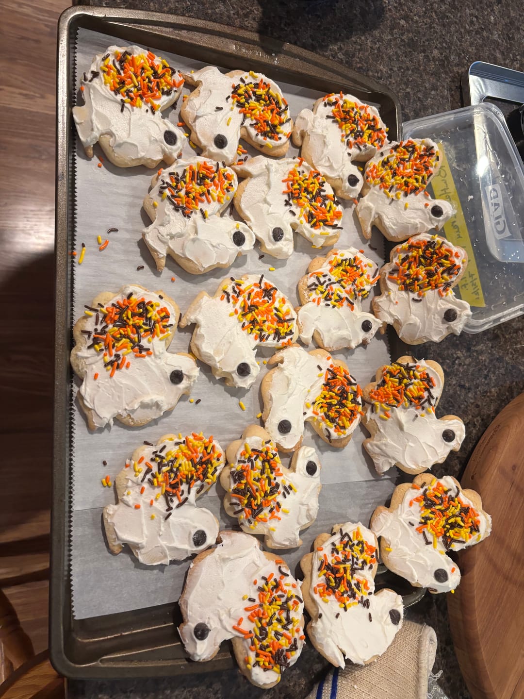 Customer photo review of gfJules Gluten Free Cut-Out & Sugar Cookie Mix