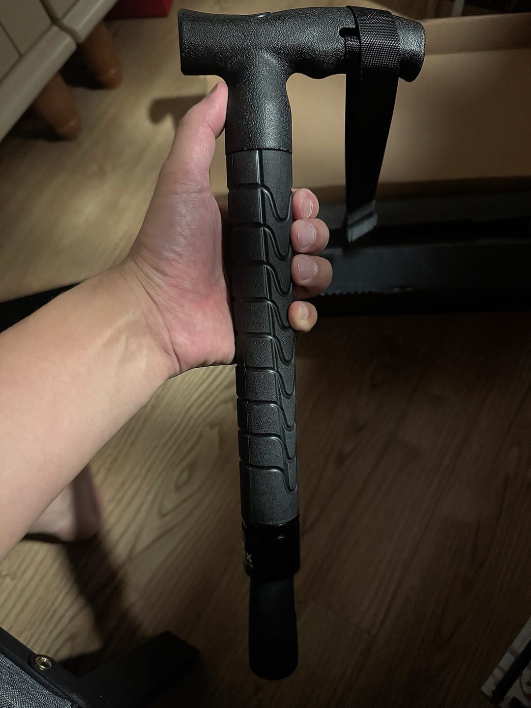 Customer photo review of FOX Telescopic Hiking Pole with Self-Defense Baton