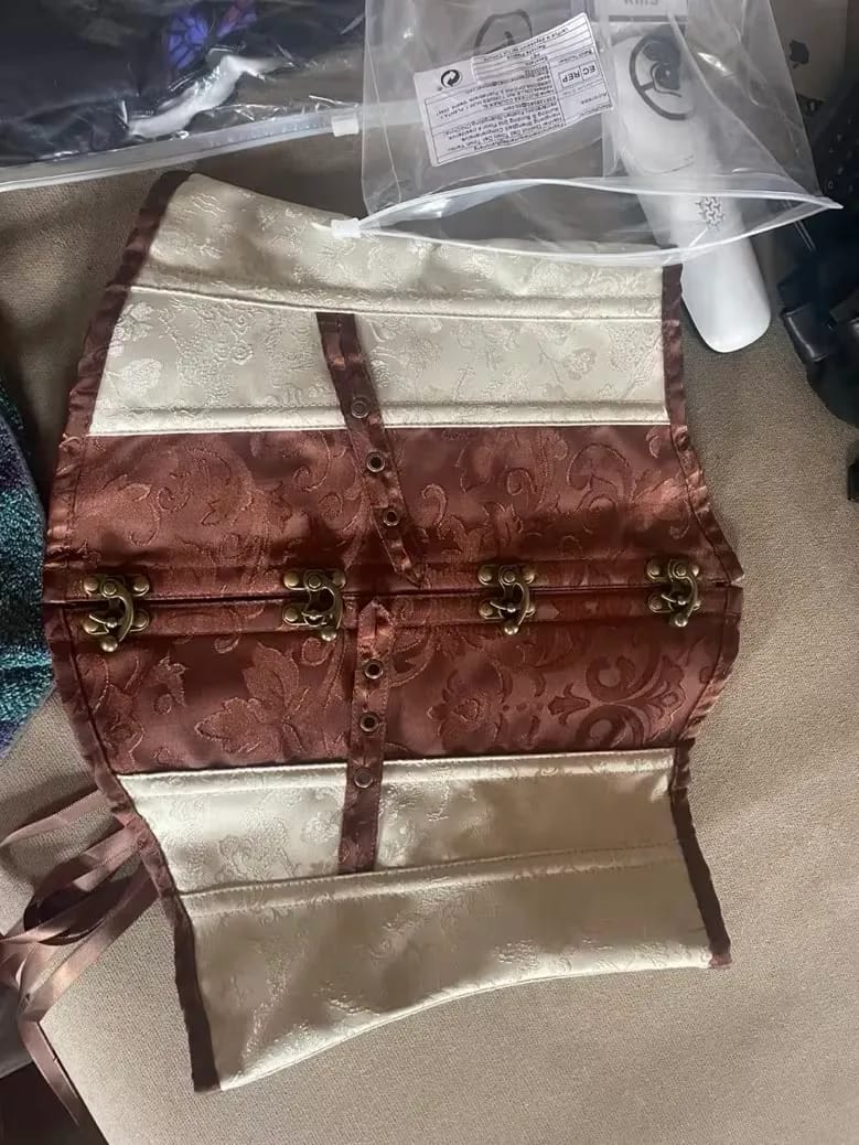 Customer photo review of Steampunk underbust corset