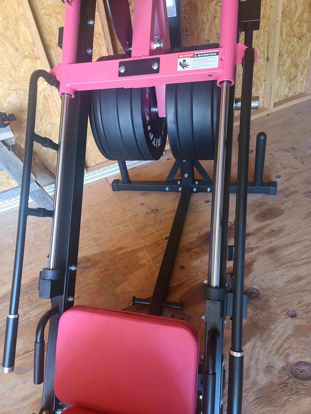 Customer photo review of RitFit Olympic Bumper Weight Plates - 2-inch