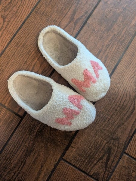 Customer photo review of Mom Essential Slippers