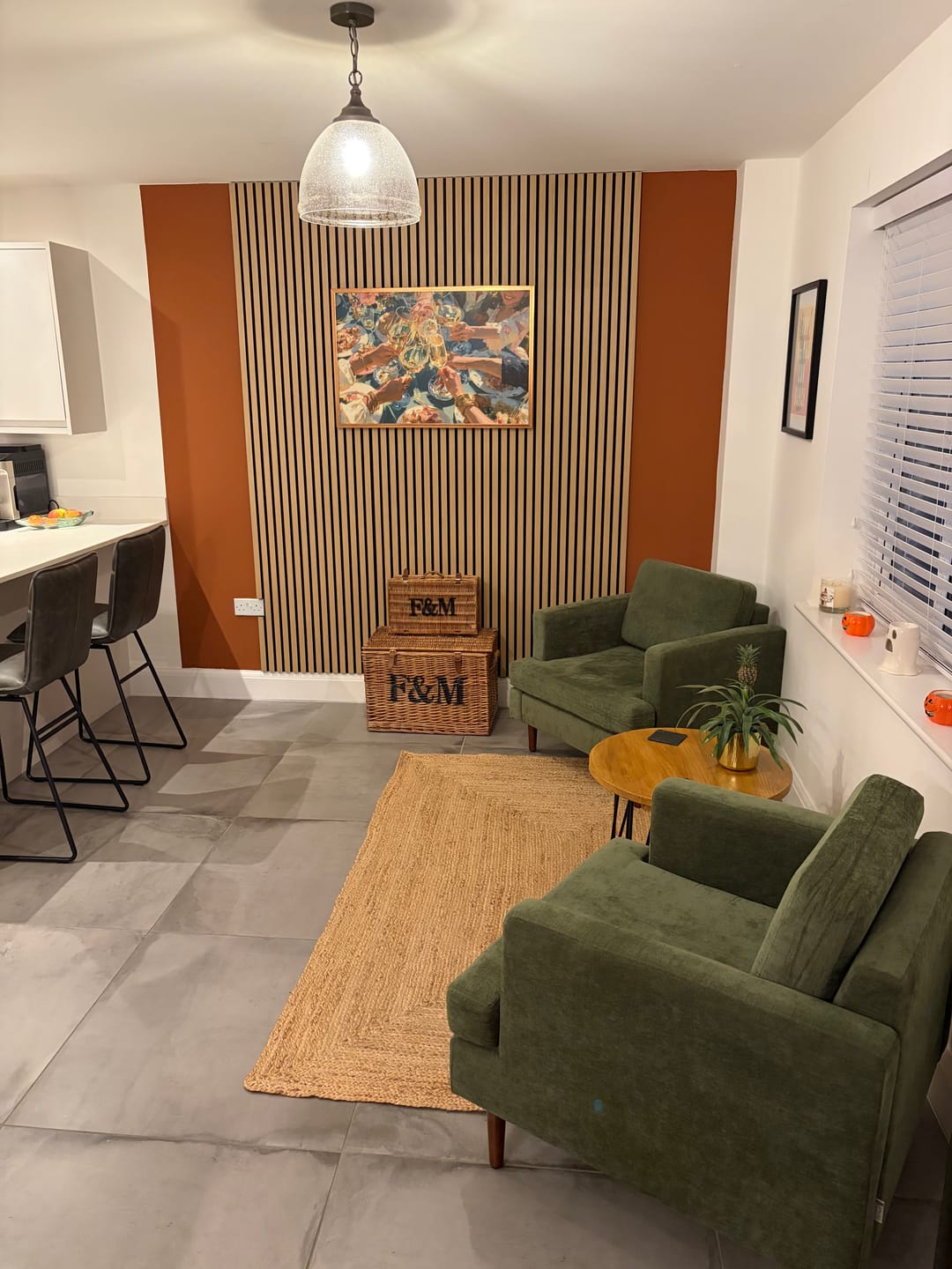 Customer photo review of Acoustic Slat Wall Panels Wooden Decorative Wall Panels Natural Oak Premium 2.4m x 0.6m