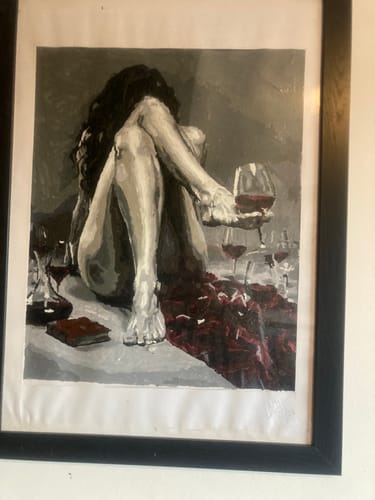 Customer photo review of The Still Life She Became (Paint by Numbers)