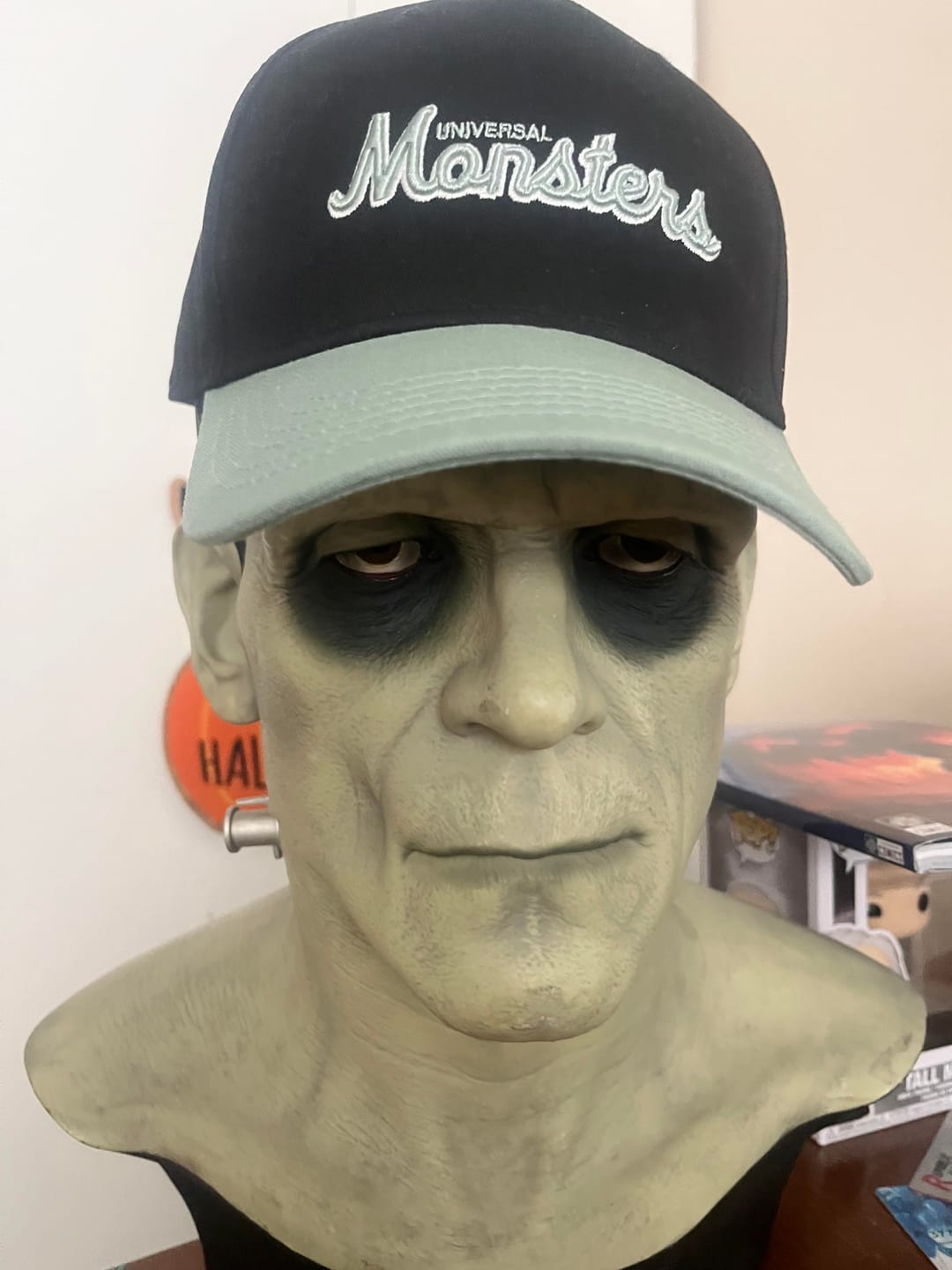 Customer photo review of Universal Monsters "The Scream Team" – 5-Panel Curved Brim Hat