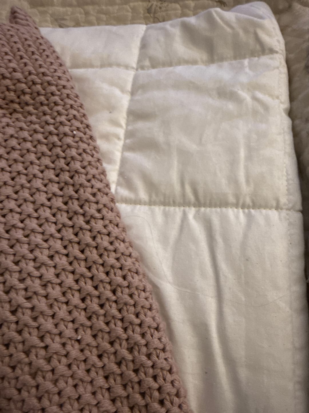 Customer photo review of Manta Pesada (Tamaño Personal Adultos) - 100 noches de prueba / Algodón 100% natural