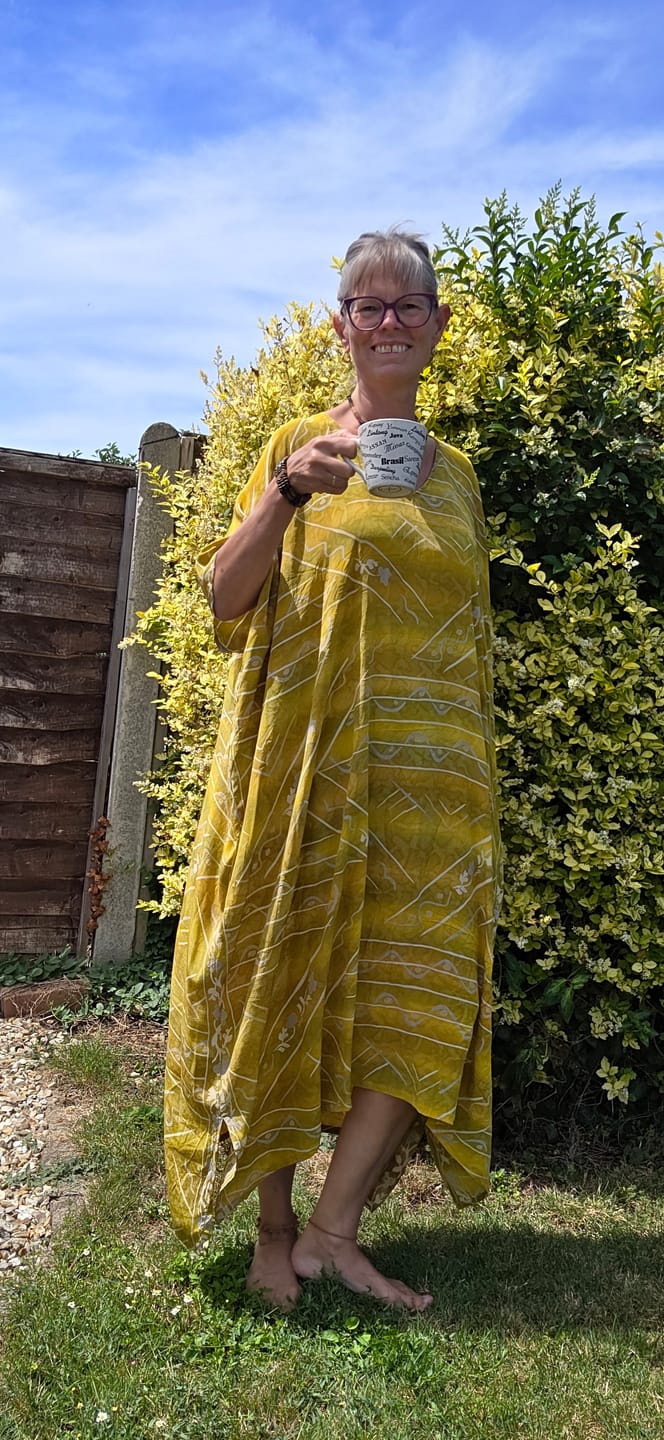 Customer photo review of Silk Ishka Kaftan (12138)
