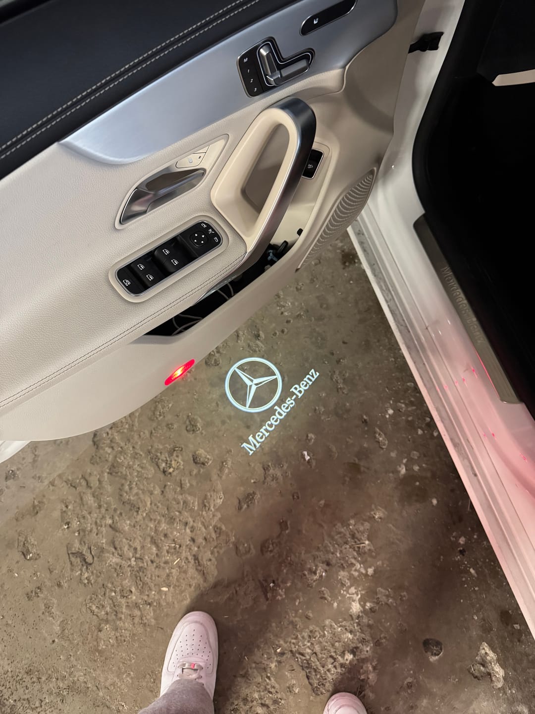 Customer photo review of MERCEDES DOOR LIGHTS