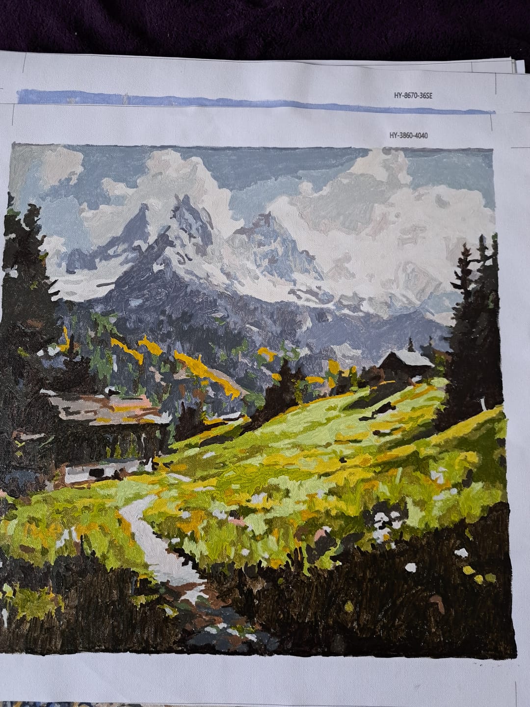 Customer photo review of Malen nach Zahlen - Der Weg in die Stille