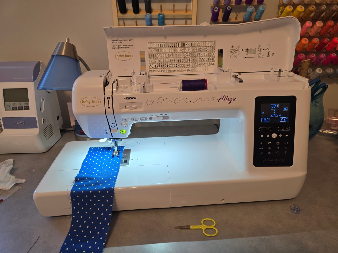 Customer photo review of Babylock Allegro Sewing & Quilting Machine