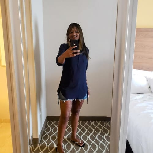 Customer photo review of Emoswim - Coverup Drawstring Beach Dress Shirt