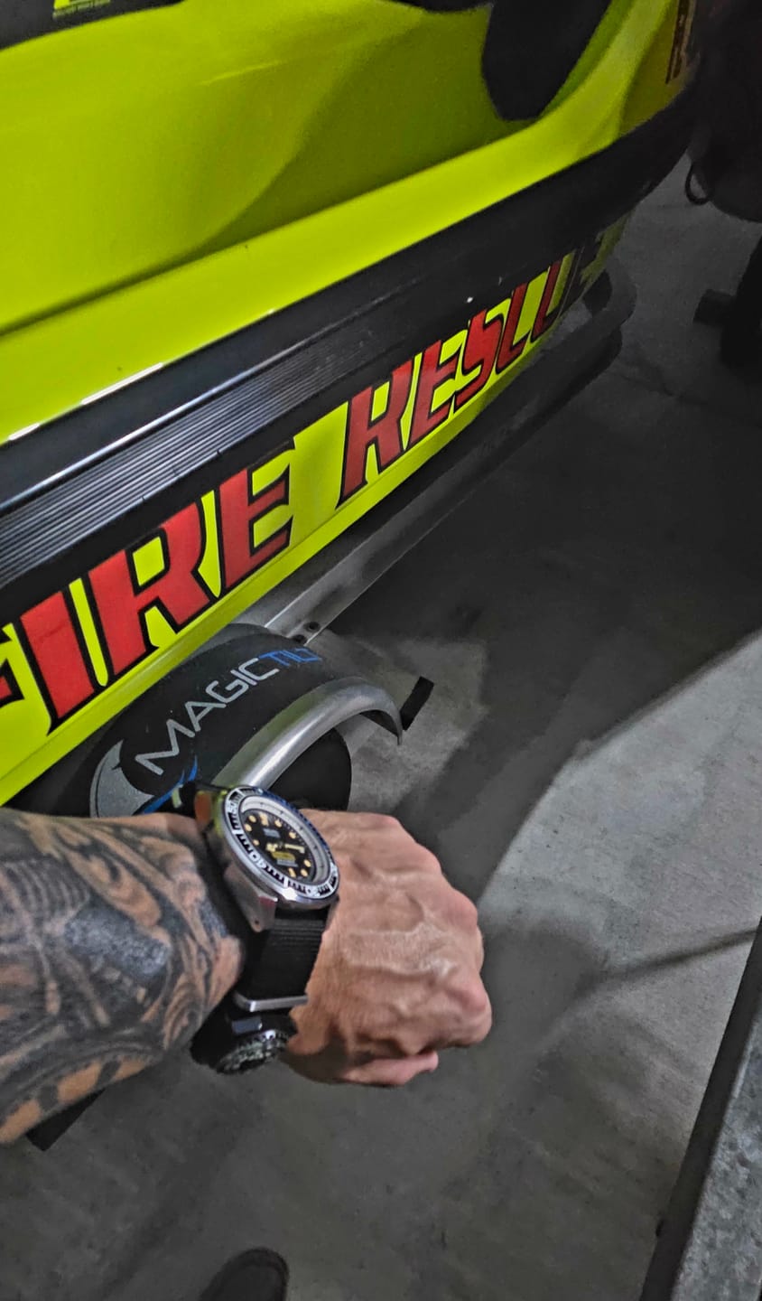 Customer photo review of Five Eye Nylon Watch Strap - Solid