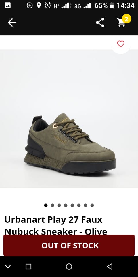 Customer photo review of Urbanart Play 27 Faux Nubuck Sneaker - Olive