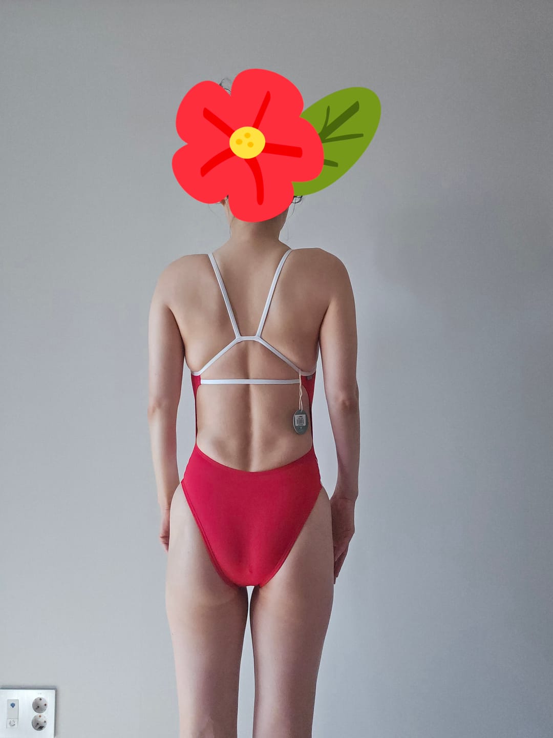 Customer photo review of ZAMBIA ONE PIECE - Ruby|White