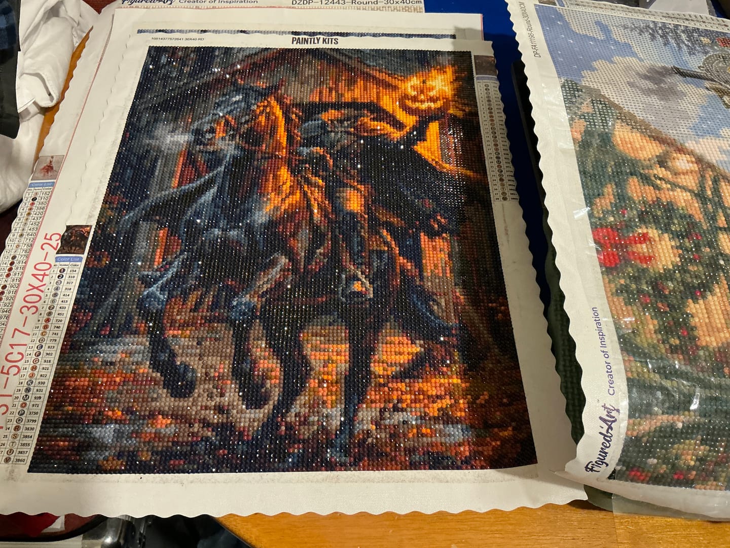 Customer photo review of The Headless Horseman (Diamond Painting)