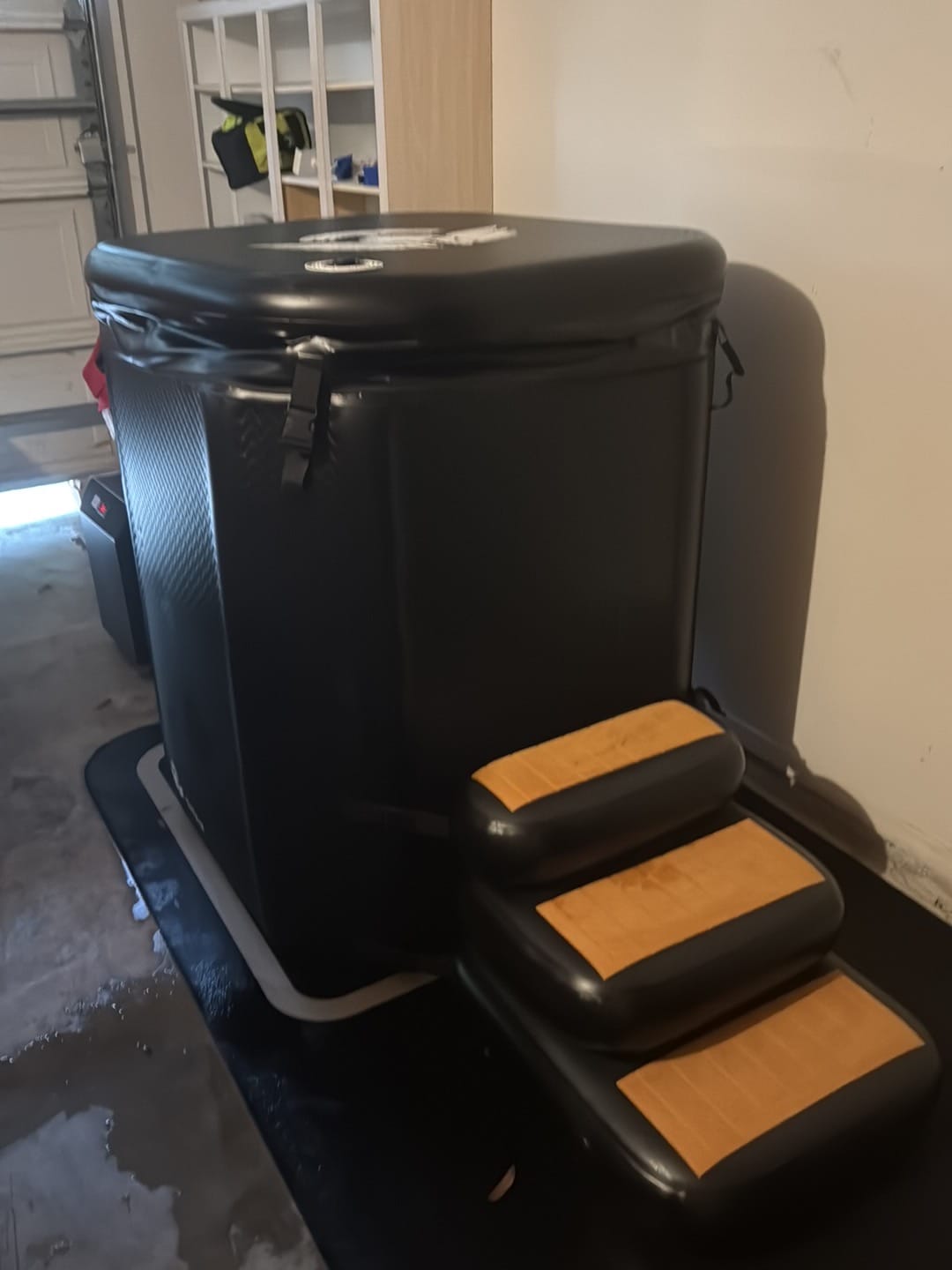 Customer photo review of Atlas Cold Plunge Tub + Chiller Bundle