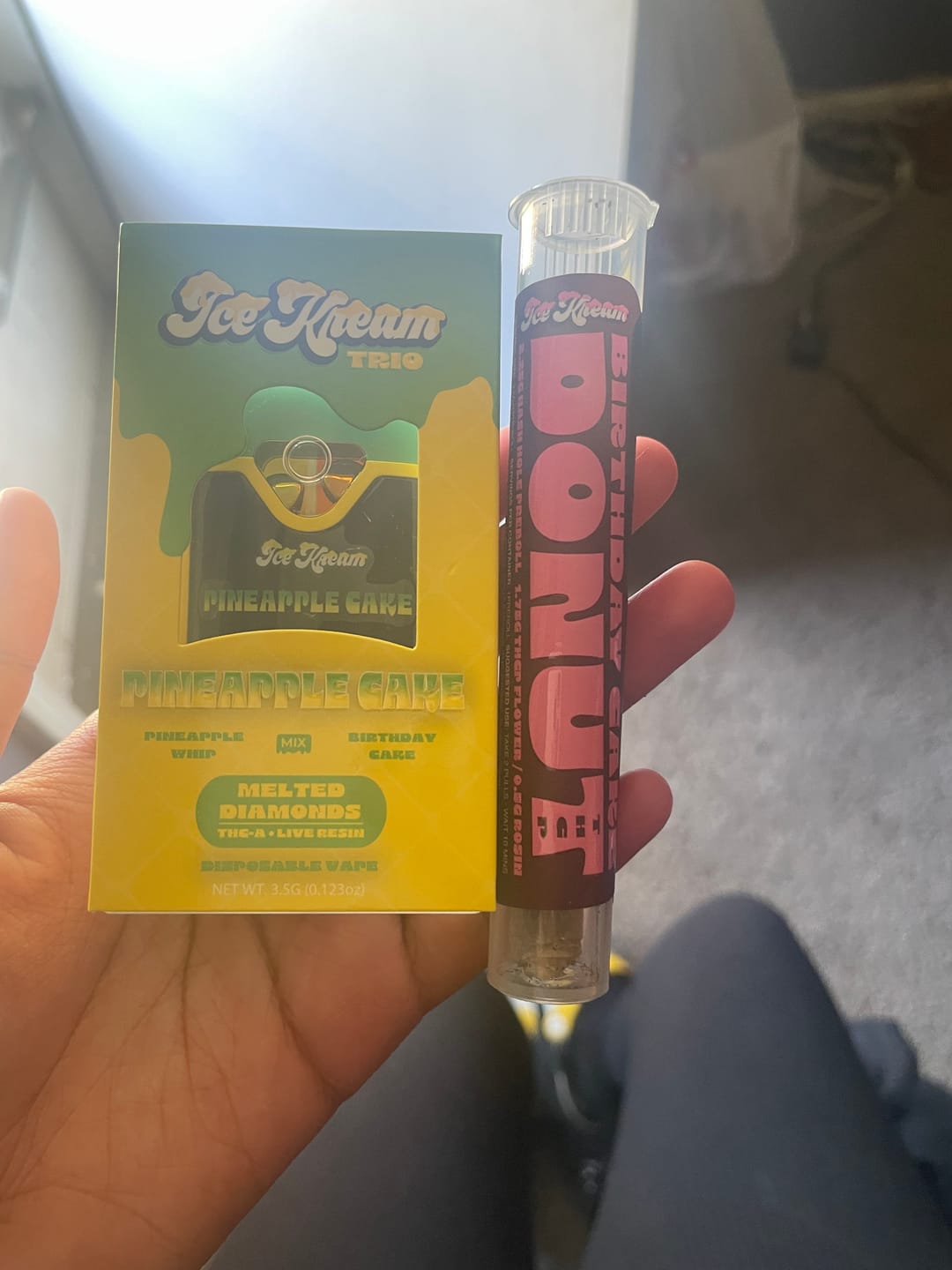 Customer photo review of Pineapple Cake 3.5ML Trio