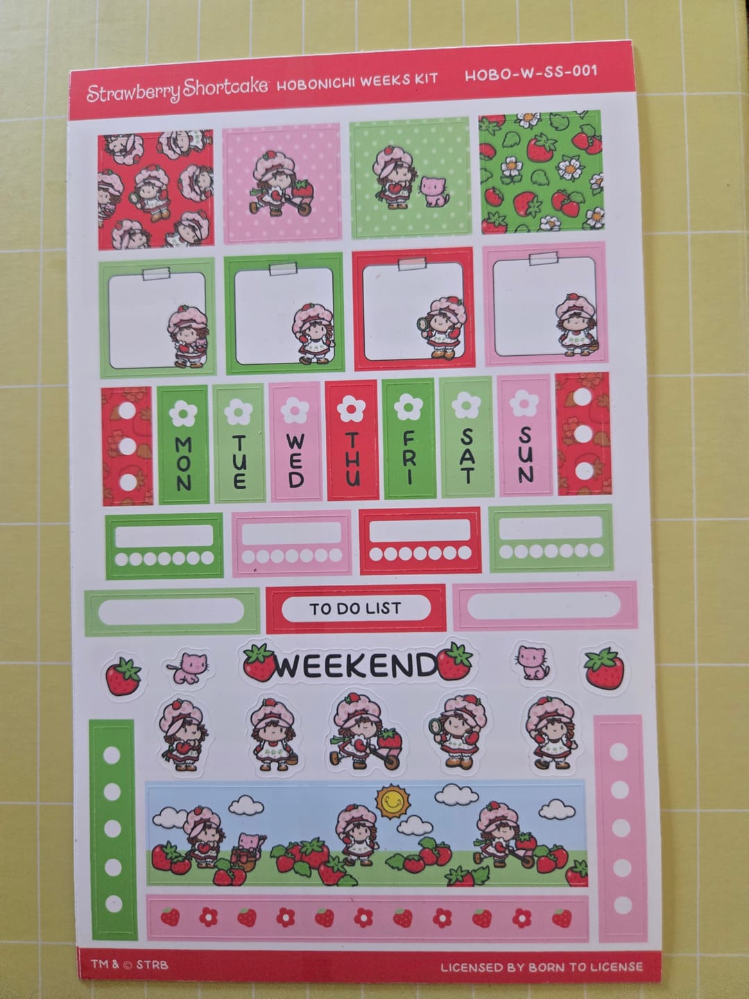 Customer photo review of Strawberry Shortcake Hobonichi Weeks Kit
