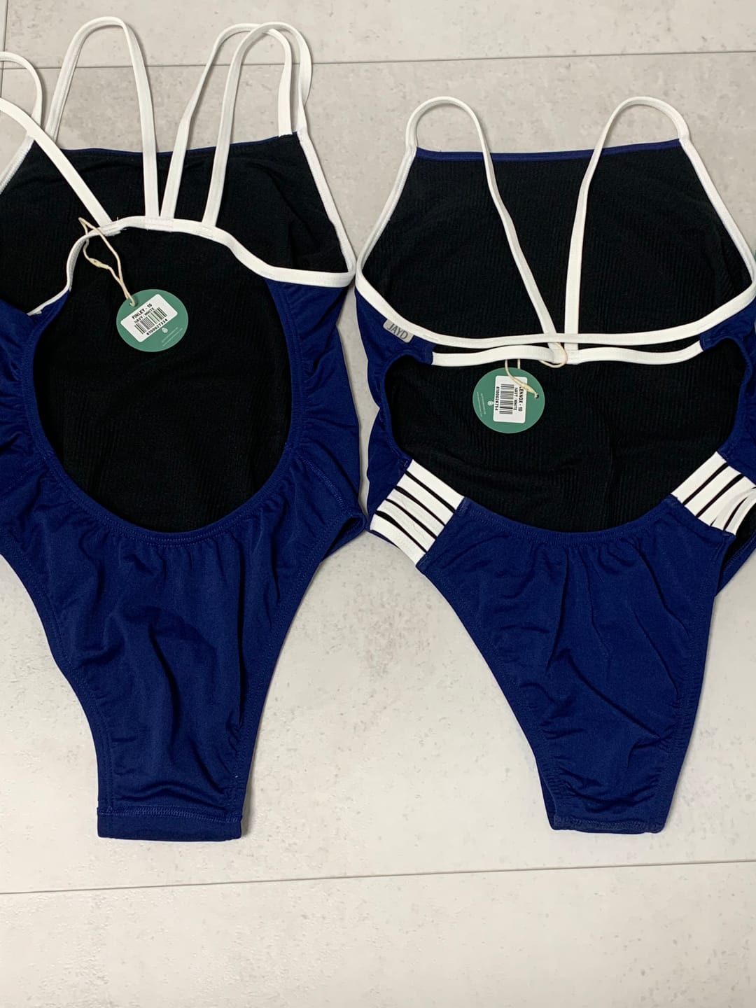 Customer photo review of FINLEY ONE PIECE - Navy|White
