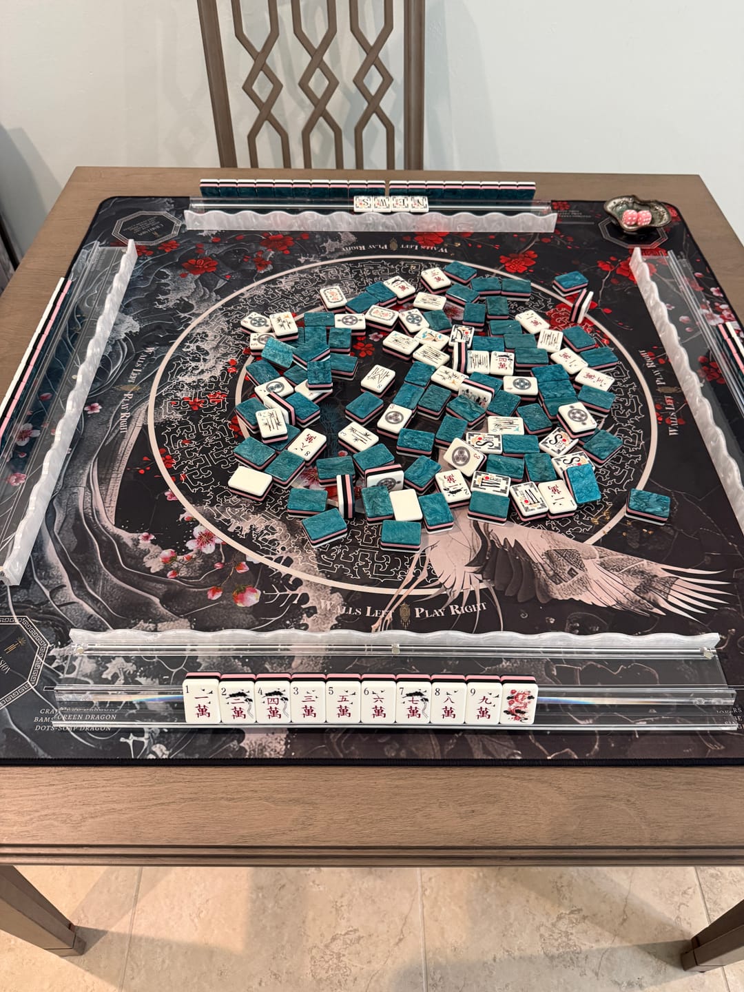 Customer photo review of Imperial Lotus Teal Tiles & Imperial Bloom Mat Bundle