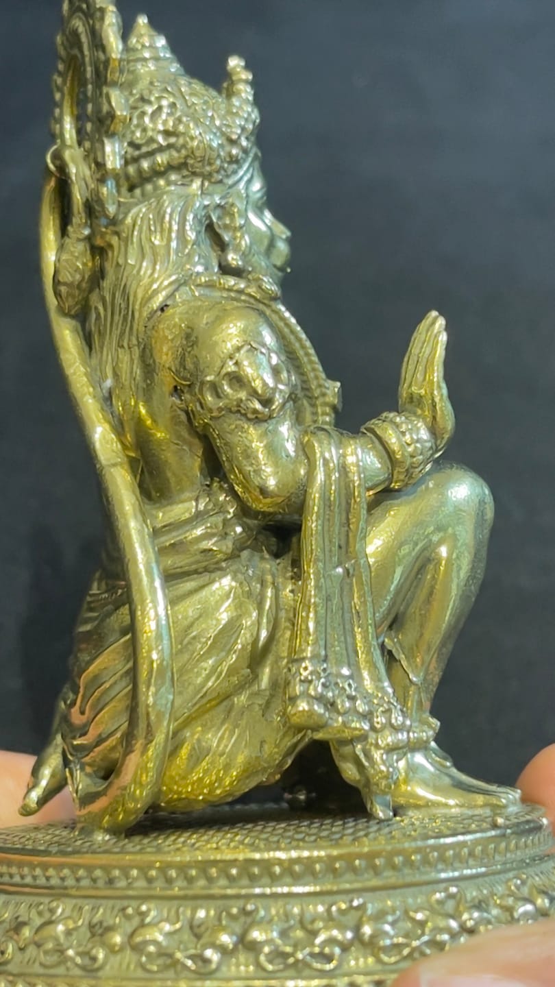 Customer photo review of Hanuman Ji Brass Idol | Vastu Remedy for Strength, Protection & Devotion | 3–4 Inch | 140–210 g