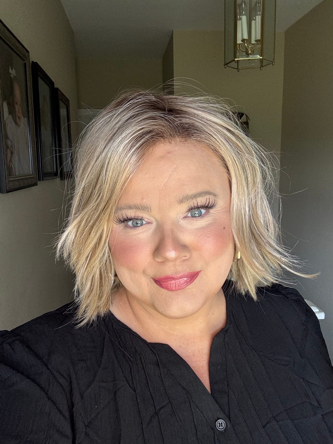Customer photo review of UNDIVIDED ATTENTION - Sunlit Beige Blonde
