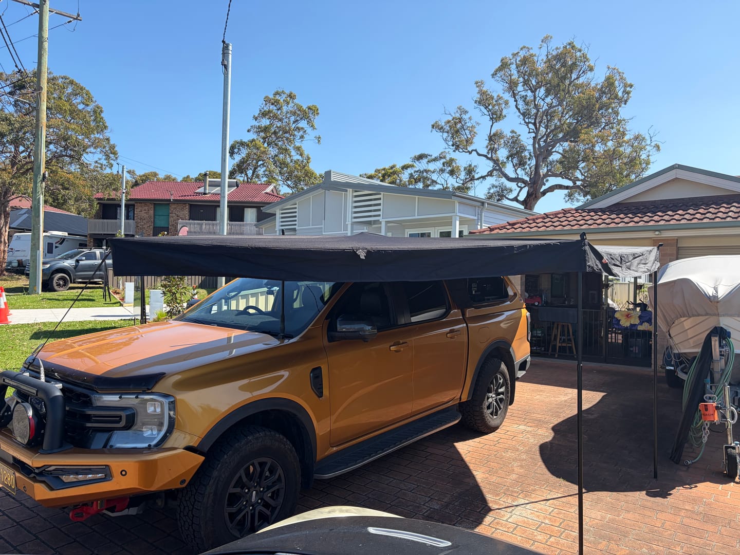 Customer photo review of OPENROAD 180 Free Standing Awning（Pre Sale.ETA:September 15）