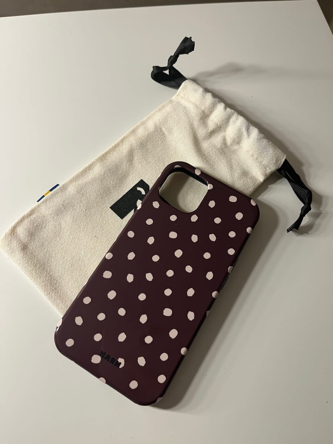 Customer photo review of iPhone 13 Tough Case – Choco Dots