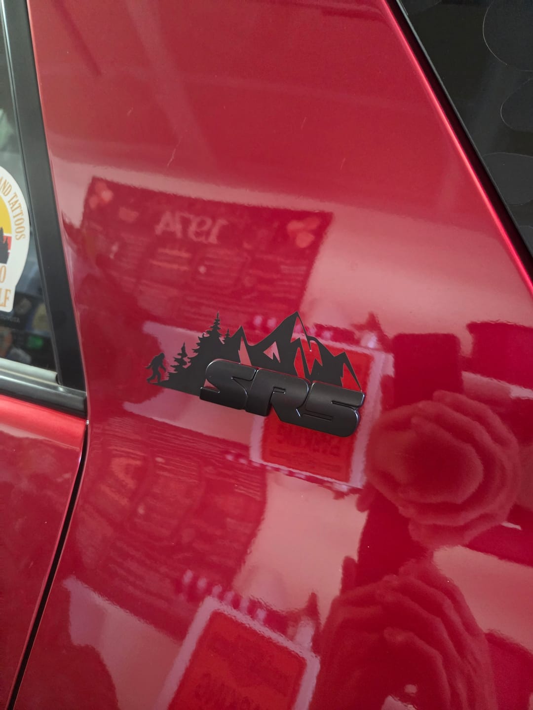 Customer photo review of Black Emblem Overlays for 4Runner (2014-2024)