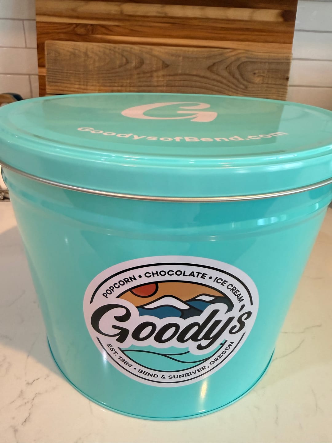 Customer photo review of Medium Popcorn Tin