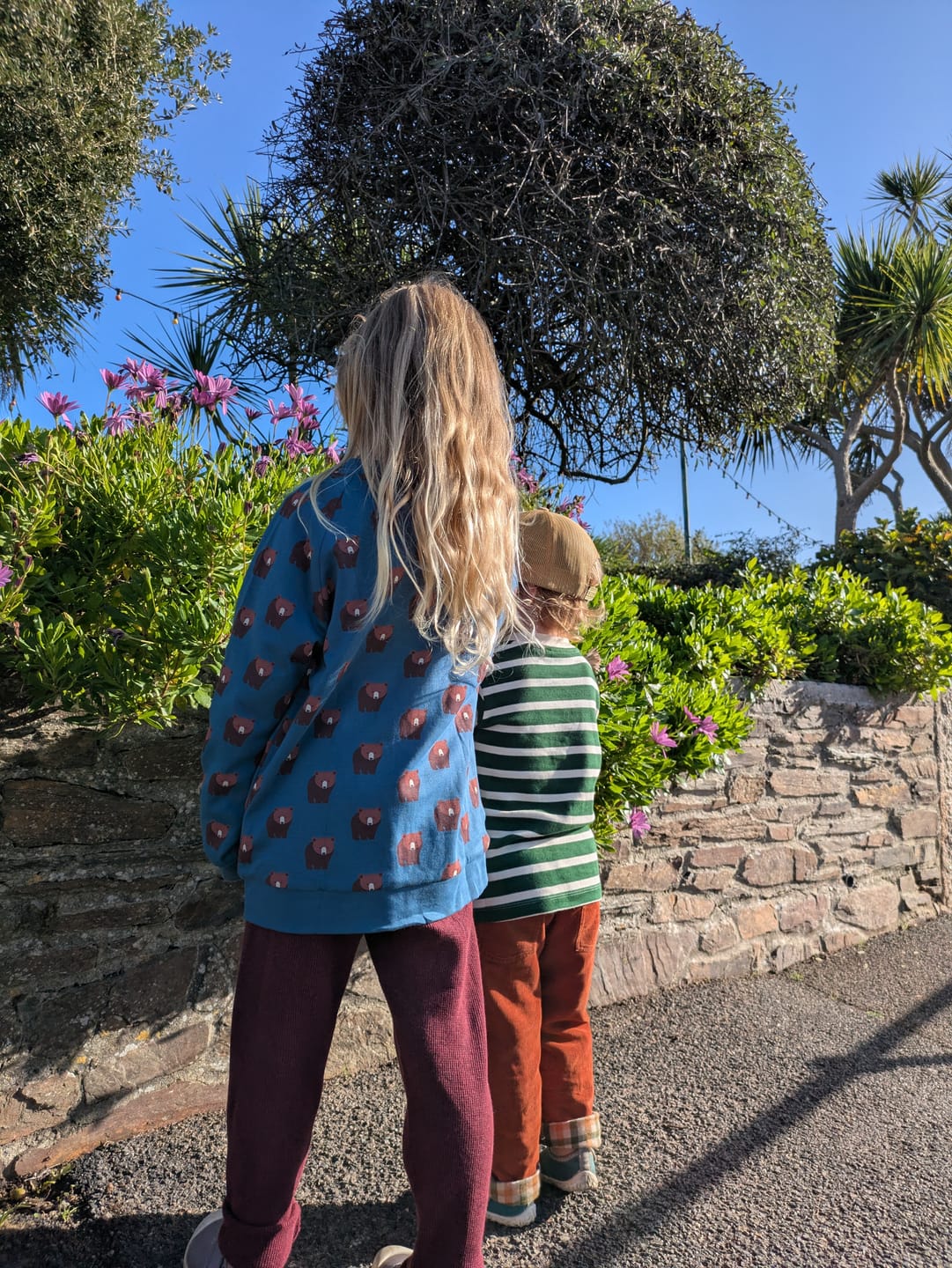 Customer photo review of Rhubarb Organic Waffle Leggings