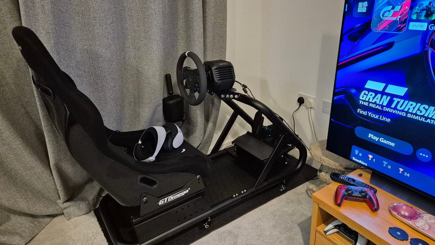 Customer photo review of Sim Racing Caster Wheels