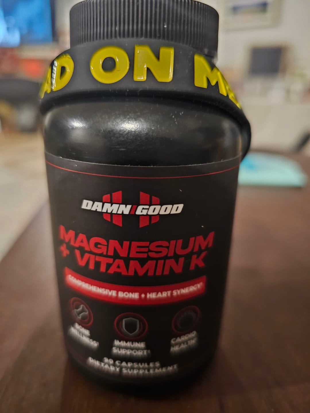 Customer photo review of Damn Good™ Magnesium + Vitamin K - 90 Capsules (30 Servings)