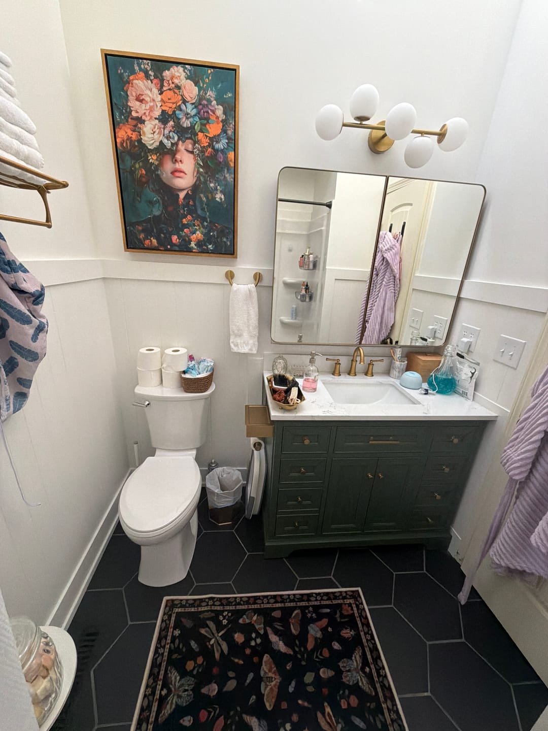 Customer photo review of Victorian Flowers Print