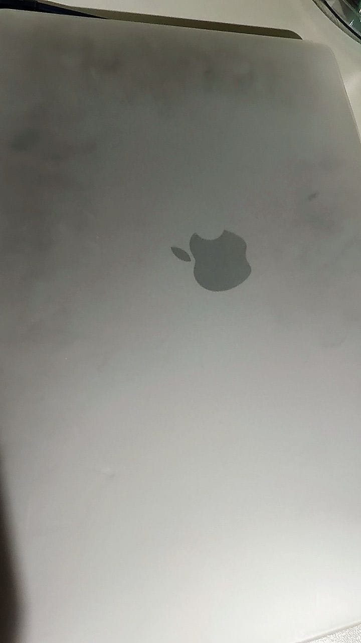Customer photo review of Clear Frost Protective Case for MacBook Air & Pro 11/13/14/15/16 inch