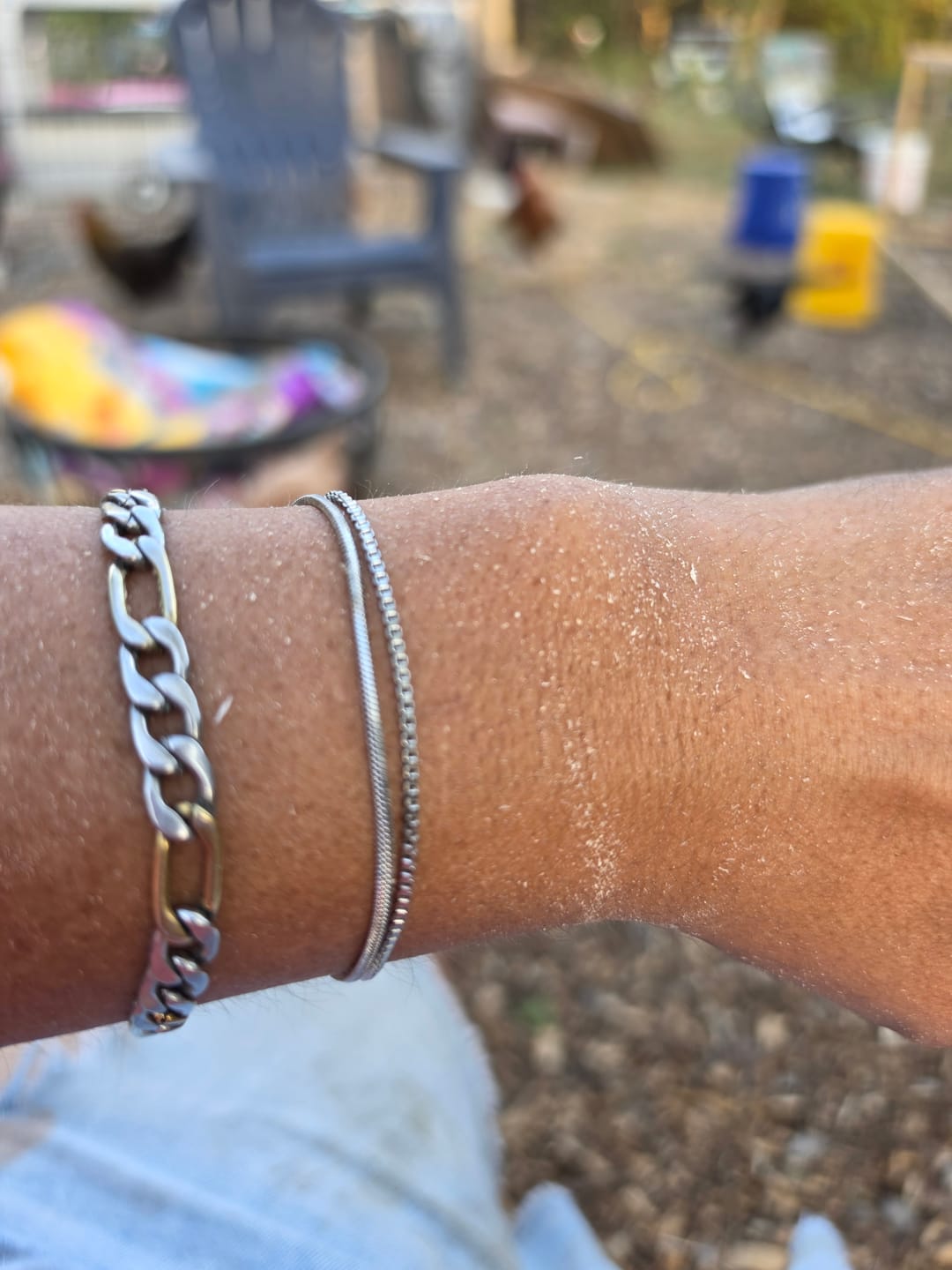 Customer photo review of Minimal Bracelet Stack