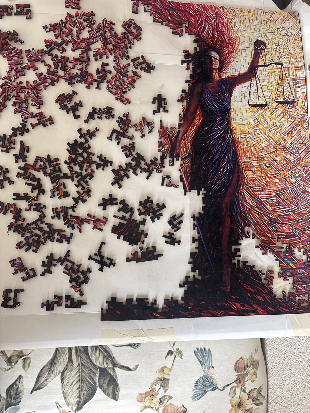 Customer photo review of Maat : Adalet ve Denge - Ahşap Puzzle